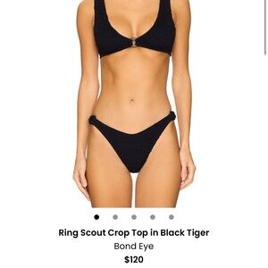 Bond Eye Ring Scout Crop Top in Black Tiger
